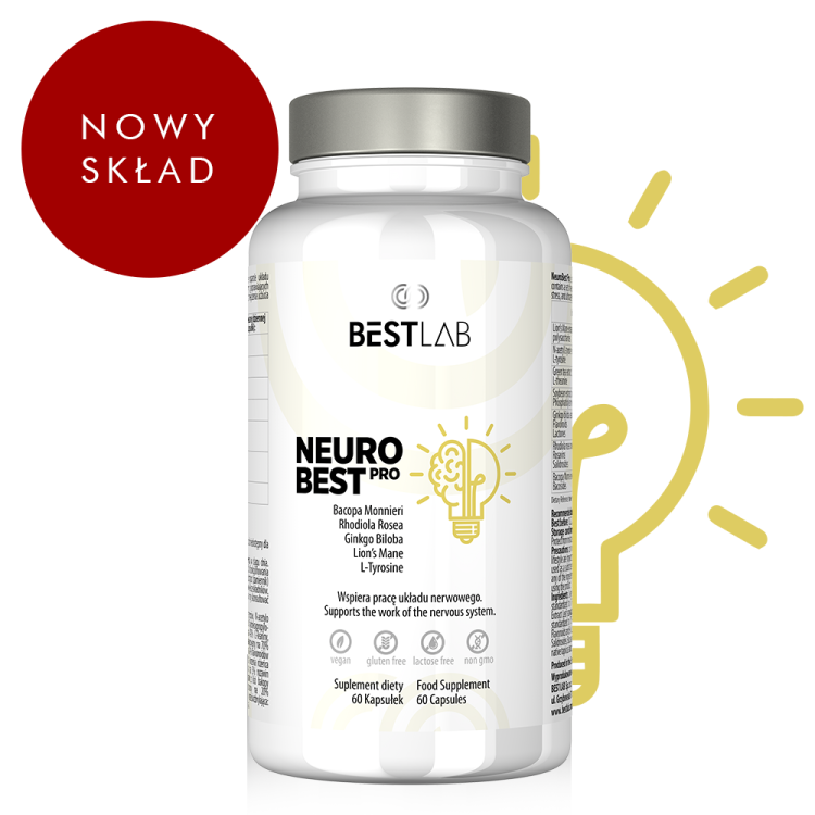 BEST LAB NeuroBEST Pamięć i koncentracja 60 kapsułek
